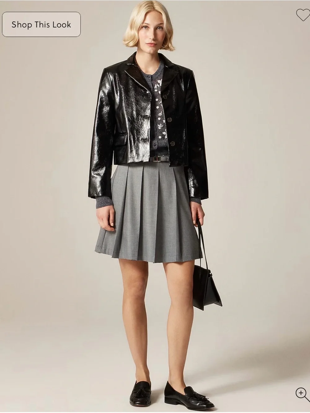 NWOT J Crew Faux Distressed Leather Shirt Jacket size 2 - Picture 2 of 8